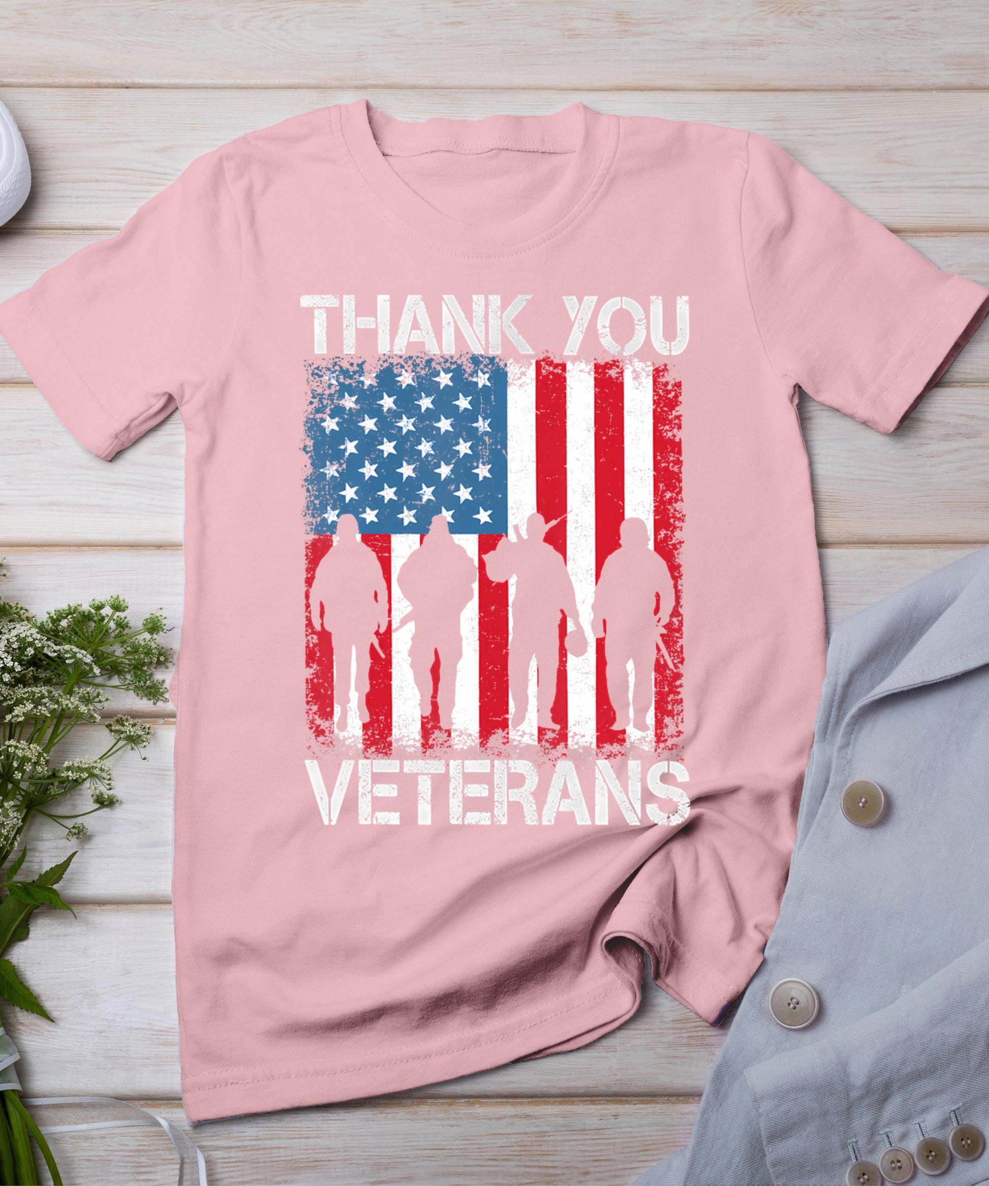 Veterans Day Shirt Gifts Thank You Veterans Tshirt Proud Tee T-Shirt