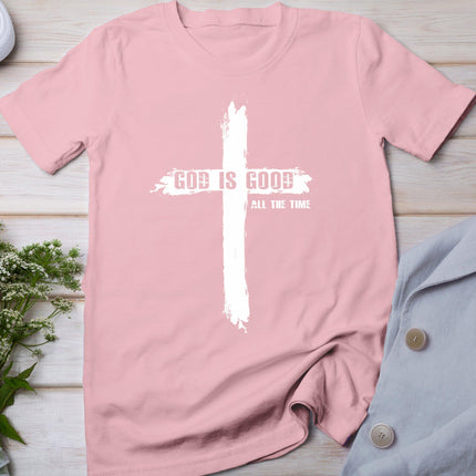 God Is Good Cross Funny Christian Shirt For Men Women T-Shirt