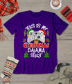 This Is My Christmas Pajama Santa Hat Gamer Video Games T-Shirt