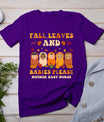 Fall Leaves And Babies Please Mother Baby Nurse Thanksgiving T-Shirt