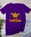 I Teach The Cutest Pumpkins In The Patch Groovy Teacher Fall T-Shirt