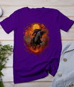 Scary Pumpkin Headless Horseman Halloween T-Shirt