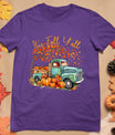 It's Fall Y'All Pumpkin Truck Autumn Tree Fall Thanksgiving T-Shirt