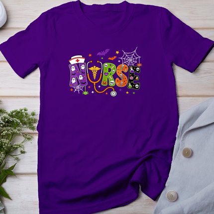 Halloween Nurse Life Nursing Spooky Halloween School Nurse T-Shirt