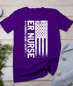 Er Nurse Distressed American Flag Emergency Room Rn Gift T-Shirt