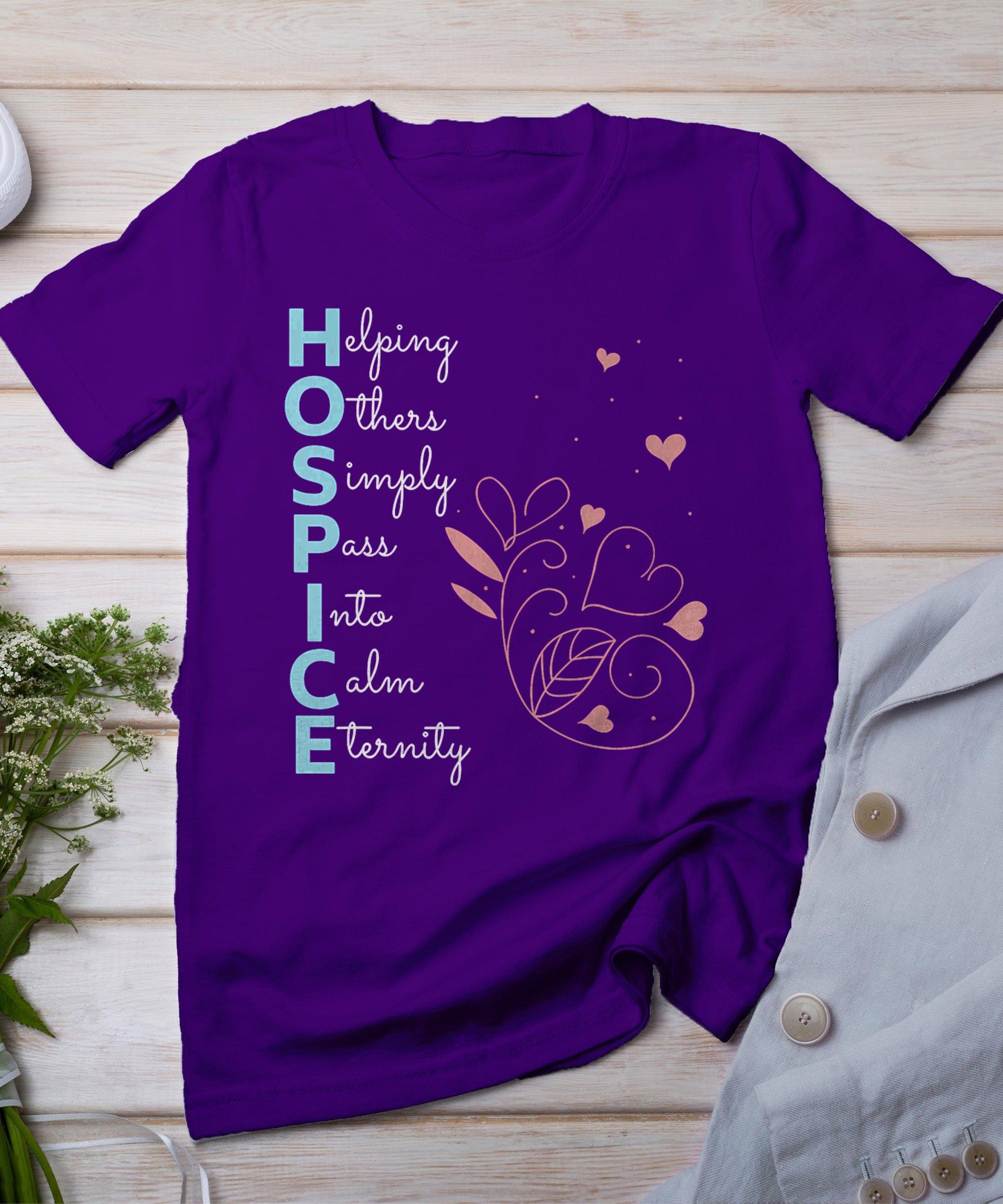 Hospice Nurse T Shirt End Of Life Terminal Care Gift