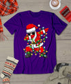 Dabbing Santa Xmas Lights Girls Boys Kids Christmas Gifts T-Shirt