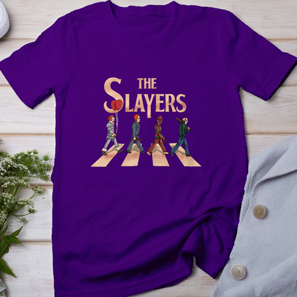 The Slayer Walking On Street Funny Halloween Costumes Horror T-Shirt