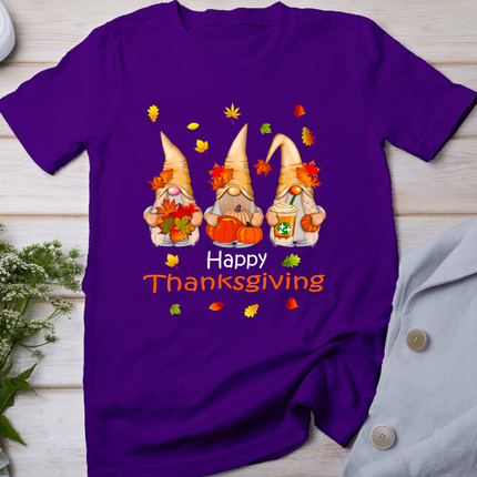 Funny Thanksgiving Shirts For Women Gnome - Gnomies Lover T-Shirt