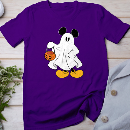 Halloween Mouse Ghost Costume Trick-or-Treat T-Shirt