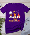 Gnomes Halloween Christmas Thanksgiving Happy Hallothanksmas T-Shirt