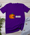 Funny Halloween Pumpkin Eating Ghost Gamer Men Women Kids T-Shirt