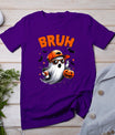 Bruh Ghost Halloween Cute Ghost Trick Or Treat Candy Kids T-Shirt