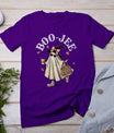 Cute Boo Jee Ghost Halloween Leopard Ghost Coffee Womens T-Shirt