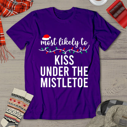Most Likely To Christmas Shirt Matching Family Pajamas Funny T-Shirt