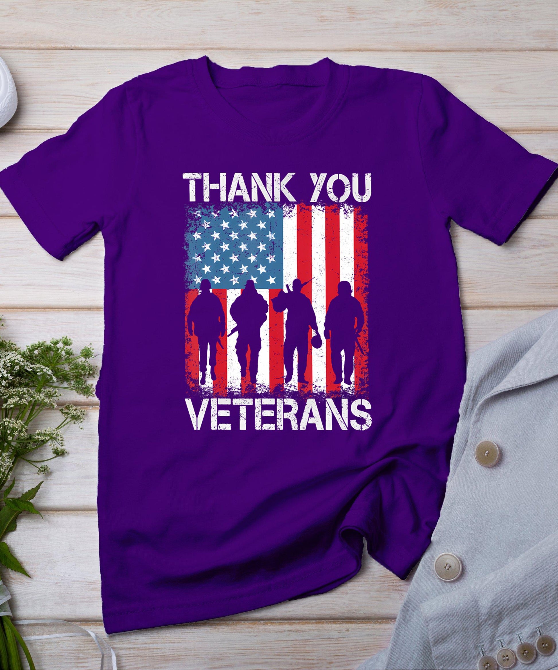 Veterans Day Shirt Gifts Thank You Veterans Tshirt Proud Tee T-Shirt