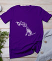 Dog Skeleton Hand Boop Funny Halloween Puppy Dog Lover Gift T-Shirt