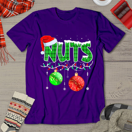 Chestnuts Matching Family Funny Chest Nuts Christmas Couples T-Shirt