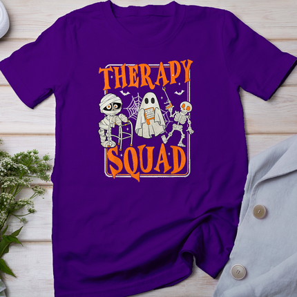 Halloween Therapy Squad Cute Ghost Mummy Skeleton OT PT SLP T-Shirt