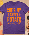 Thanksgiving Matching Couple She's My Sweet Potato I Yam T-Shirt