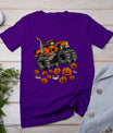 Kids Monster Truck Pumpkin Jack O Lantern Halloween Boy Toddler T-Shirt