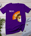 Turkey Moo Funny Thanksgiving T-Shirt