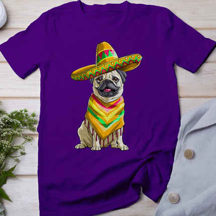 Cinco De Mayo Pug Women Men Kids Sombrero T-Shirt