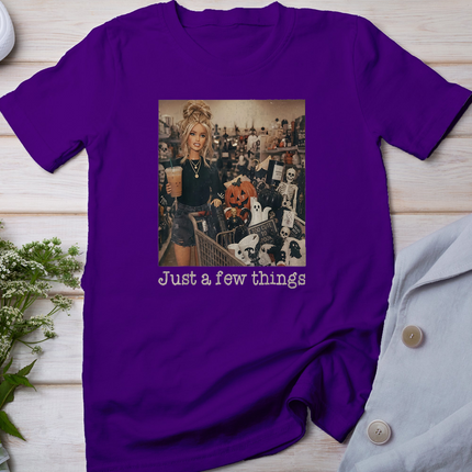 Retro Funny Just A Few Things Ghost Meme Sarcastic Halloween T-Shirt