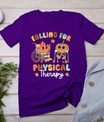 Falling For Physical Therapy Pt Pumpkin Fall Thanksgiving T-Shirt