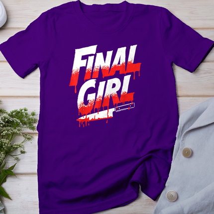 Final Girl Bloody Slasher Horror Halloween T-Shirt