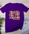 Retro Thankful For Tiny Miracles Thanksgiving Nicu Nurse T-Shirt