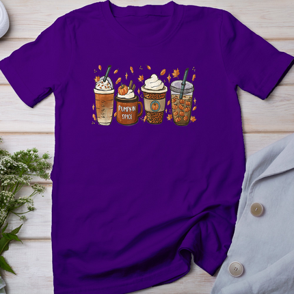 Halloween Coffee Pumpkin Latte Spice Coffee Love Fall Season T-Shirt