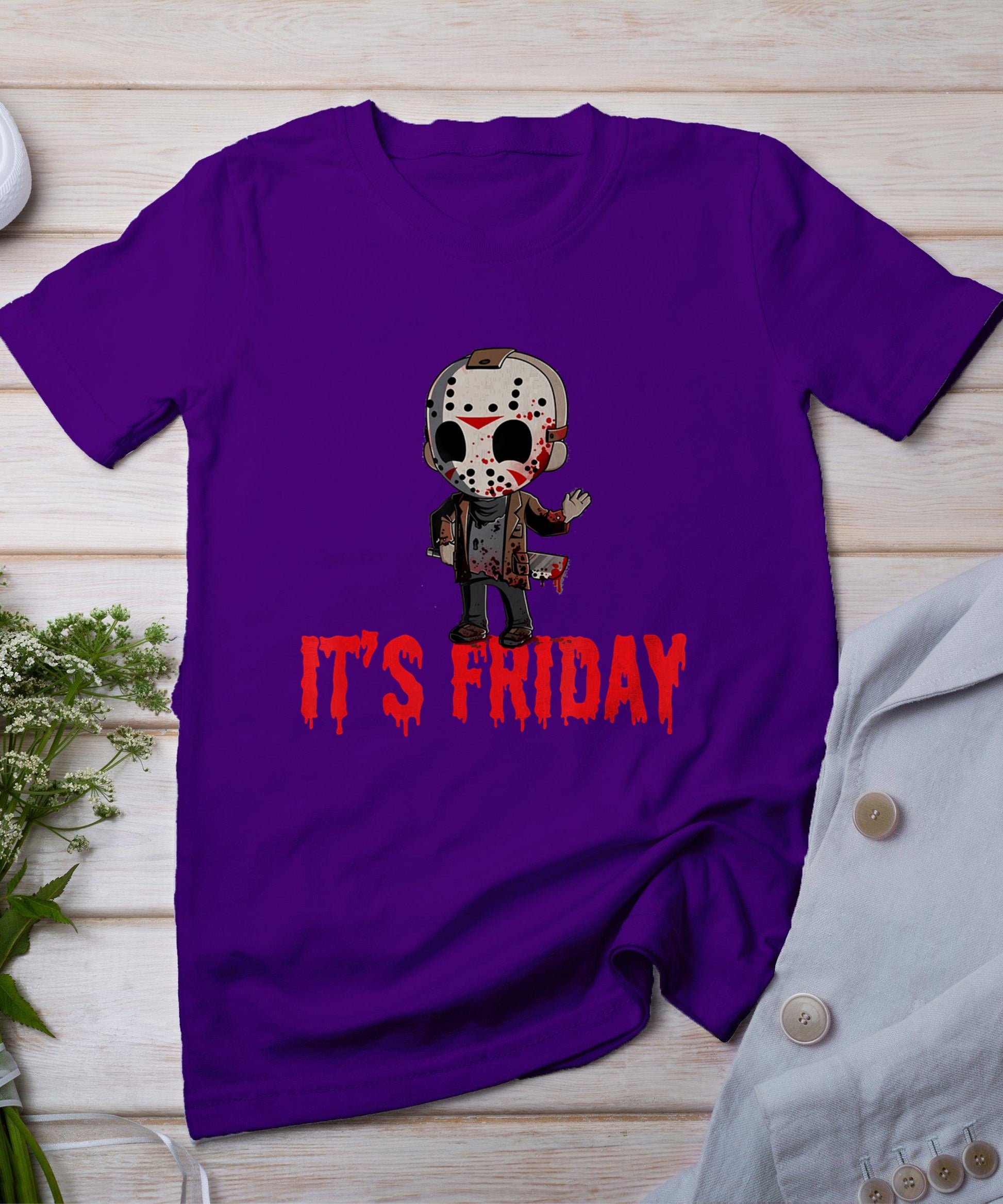 Funny Friday 13th Funny Halloween Horror T-Shirt