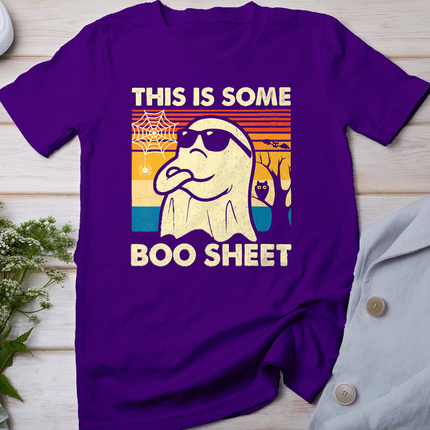 This Is Some Boo Sheet Ghost Retro Funny Halloween Men Women T-Shirt