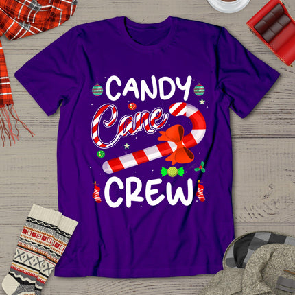 Candy Cane Crew Funny Christmas Candy Lover X-Mas Gifts T-Shirt