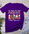 Mother Baby Nurse Christmas Mom Baby Nursing Groovy T-Shirt