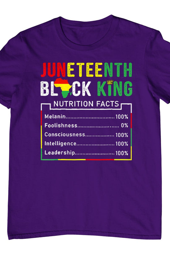 Awesome Juneteenth Black King Melanin Fathers Day Men Boys T-Shirt