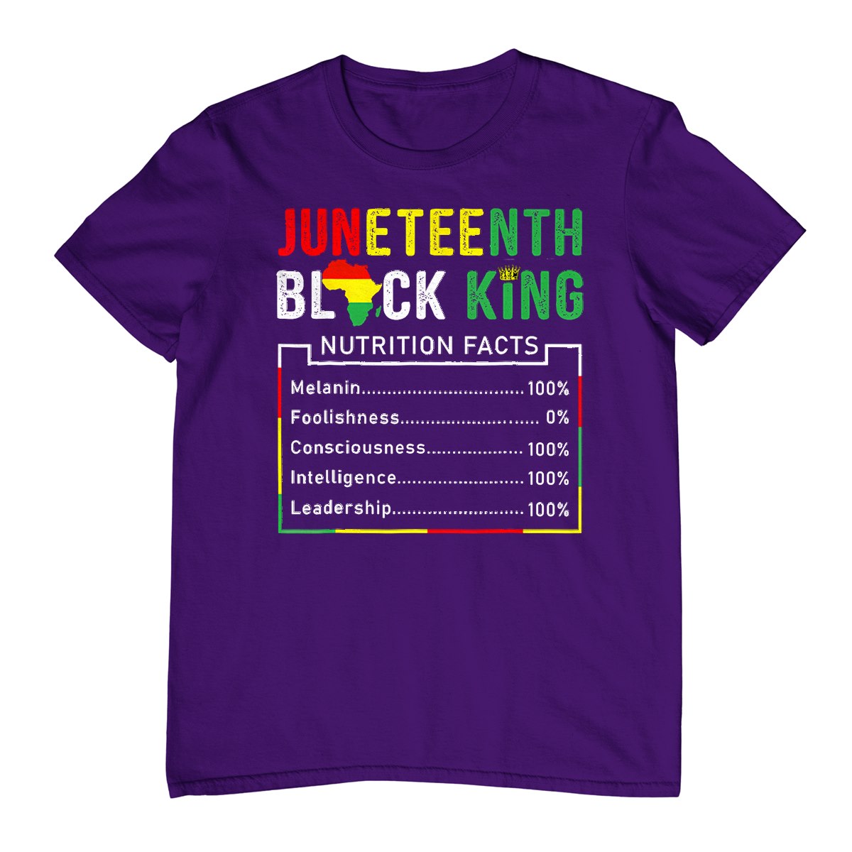 Awesome Juneteenth Black King Melanin Fathers Day Men Boys T-Shirt