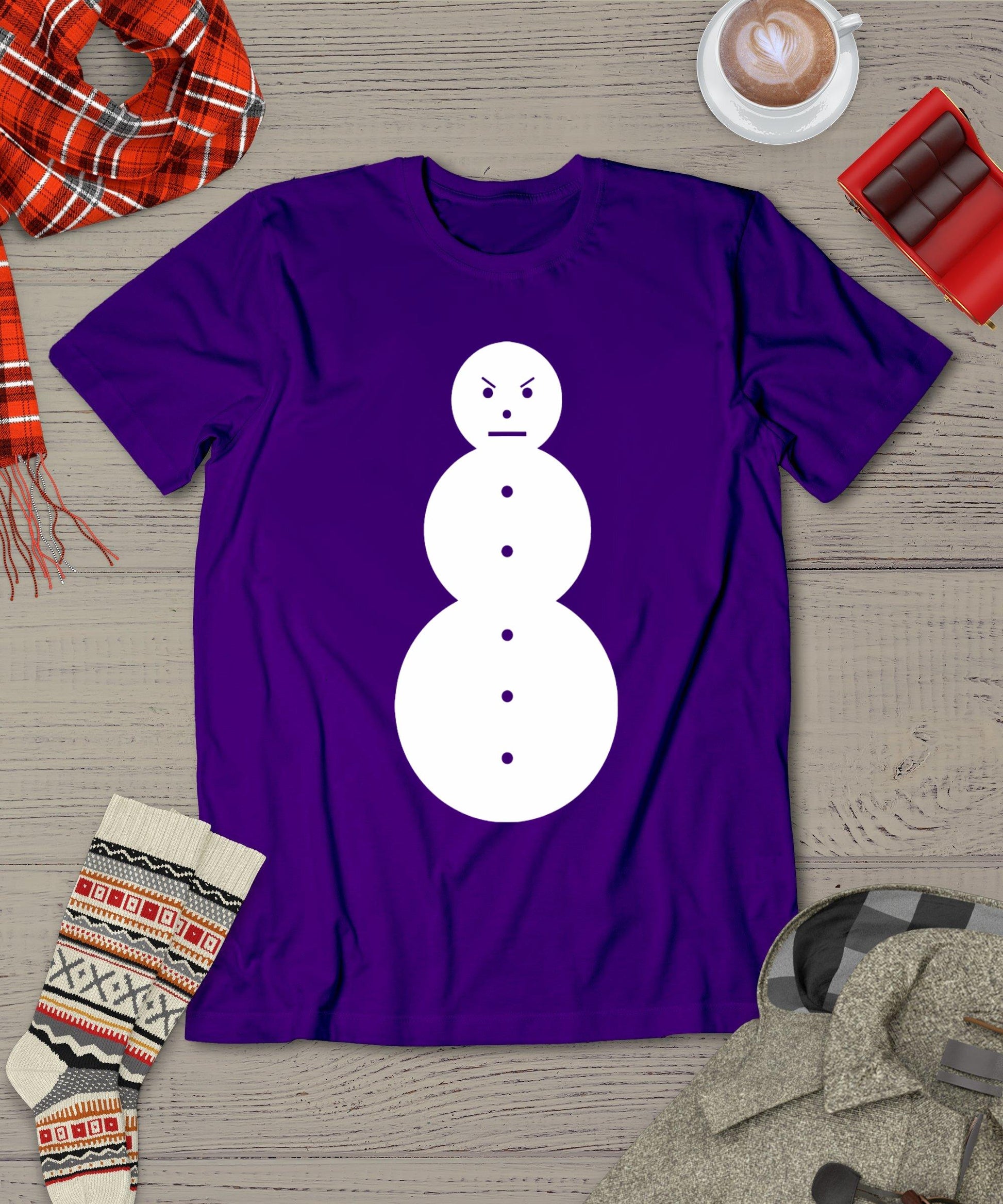 Funny Angry Snowman Shirt - The Jeezy Snowman T-Shirt