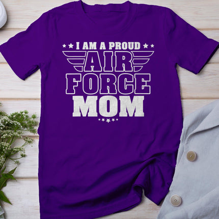 I Am A Proud Air Force Mom Patriotic Pride Military Mother T-Shirt