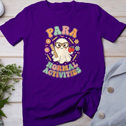 Para Normal Activities Cute Halloween Ghost Teacher T-Shirt