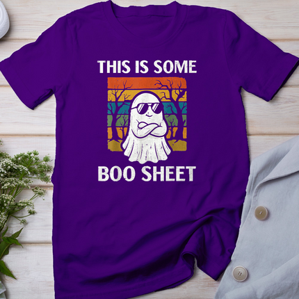 Halloween Ghost This is Some Boo Sheet Costume Women Men T-Shirt