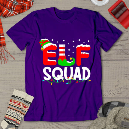 Elf Squad Christmas Matching Family Toddler Boy Girl Funny T-Shirt
