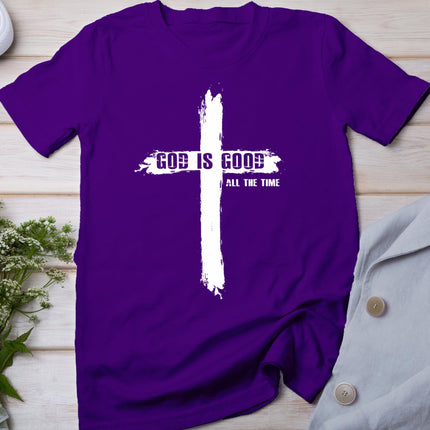 God Is Good Cross Funny Christian Shirt For Men Women T-Shirt