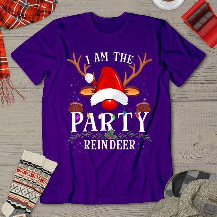 I Am The Party Reindeer Christmas Family T-Shirt