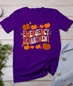 Funny Er Nurse Thanksgiving Emergency Dept Groovy T-Shirt