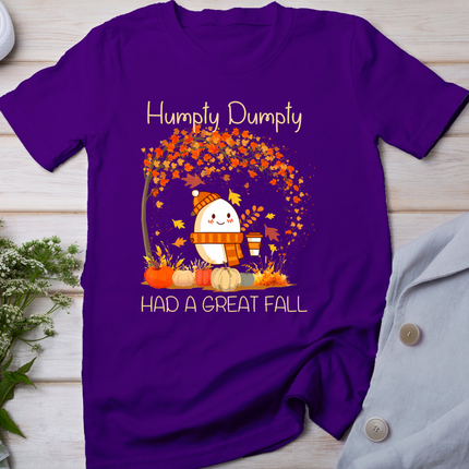 Humpty Dumpty Had A Great Fall Thanksgiving Autumn Halloween T-Shirt