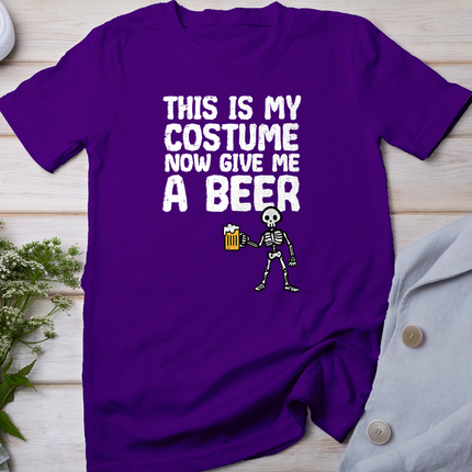 Halloween This Is My Costume Give Me Funny Skeleton Dad Men T-Shirt