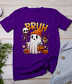 Bruh Ghost Halloween Cute Ghost Trick Or Treat Candy Kids T-Shirt