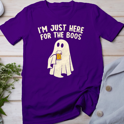 Funny I'm Just Here For The Boos Halloween Costumes Ghost T-Shirt